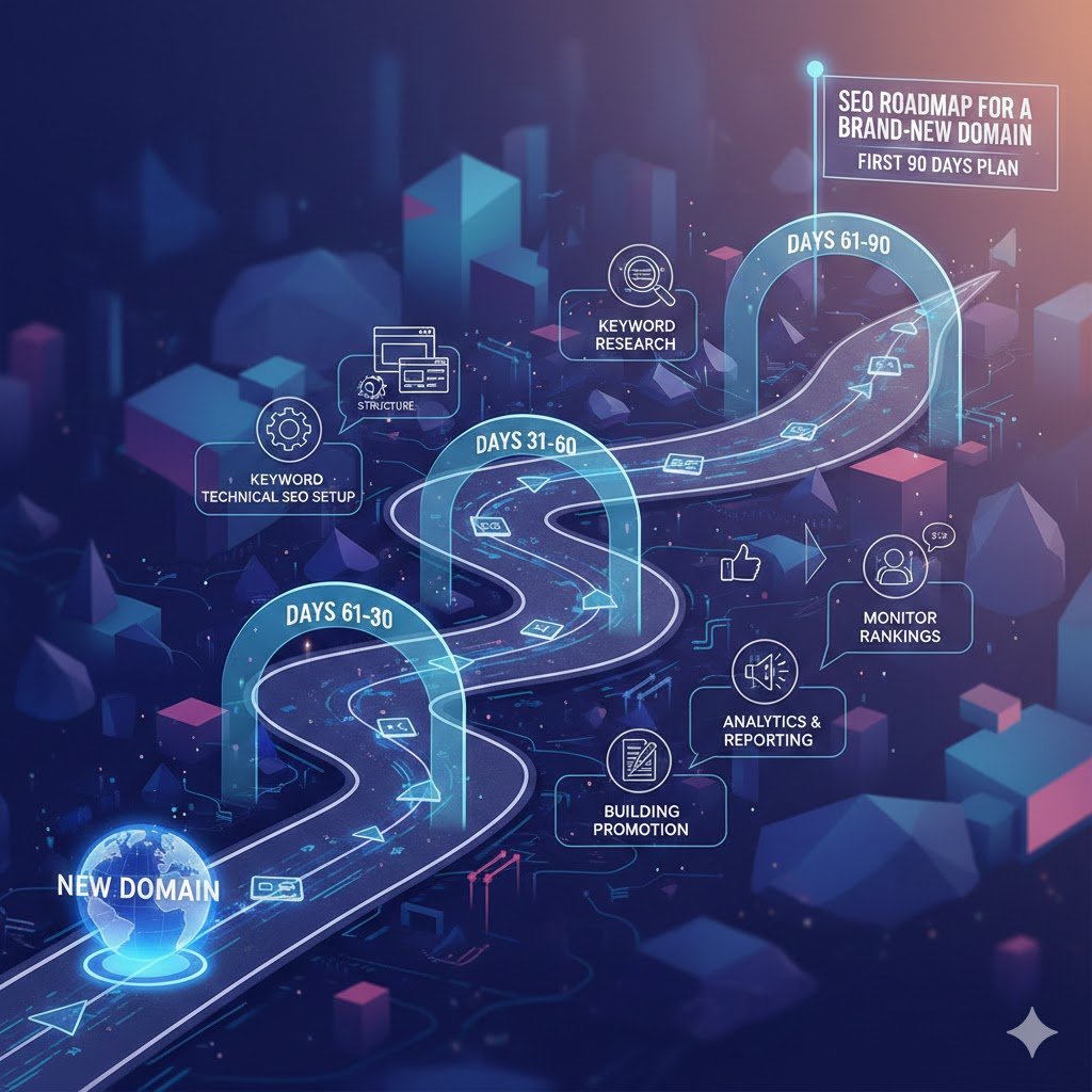 Dsys Admin Roudmap SEO Roadmap for a Brand-New Domain: First 90 Days Plan